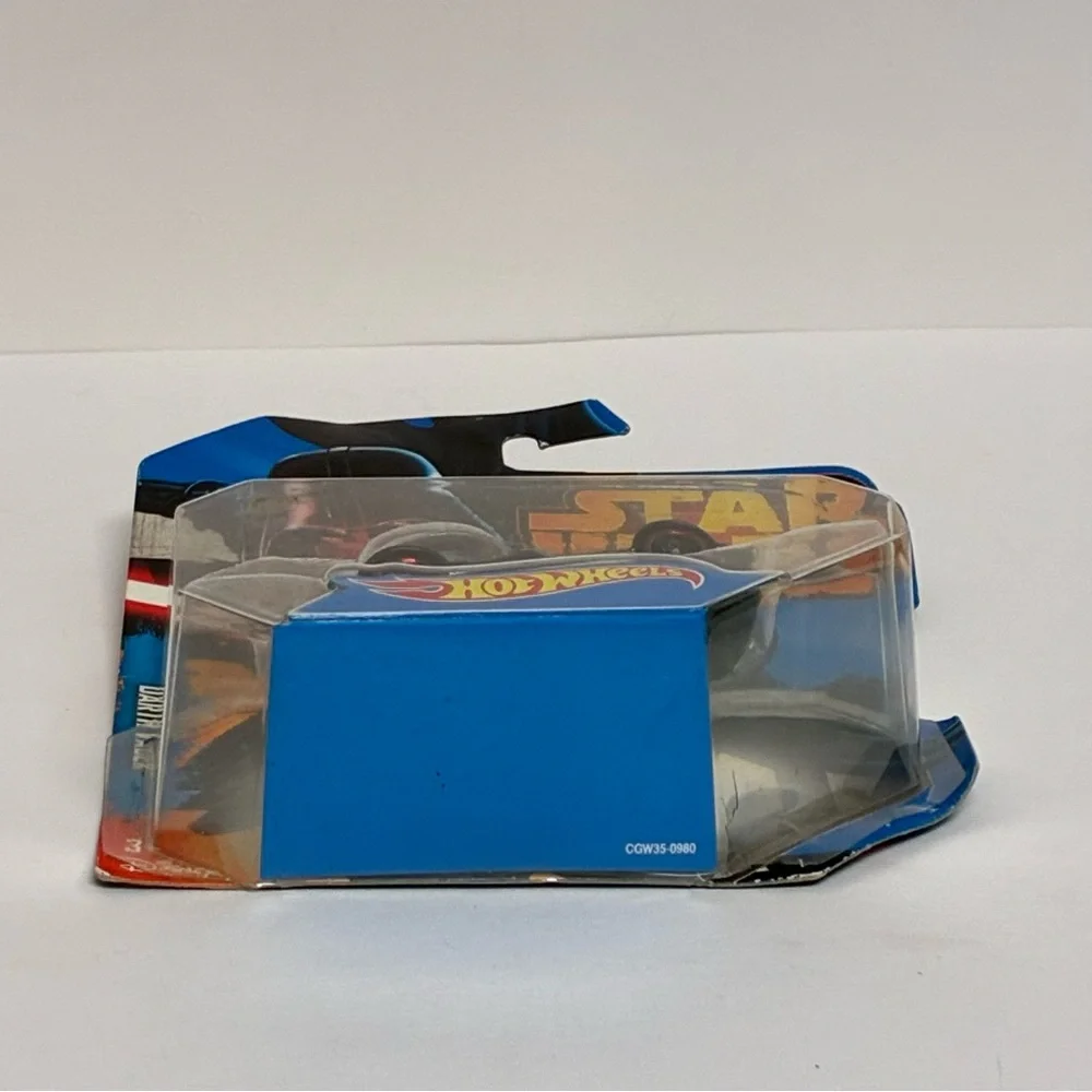 Hot Wheels Star Wars Car Darth Vader Die Cast Black Disney Damaged Box NEW